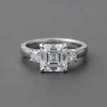 Majestic Emerald Cut Ring