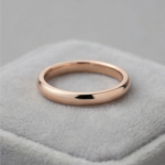Pure Rose Gold Promise Ring