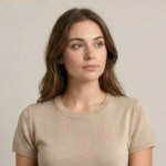 Brown Crew neck T-shirt