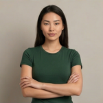 Dark Green Crew neck T-shirt