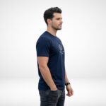 Blue art T-shirt - Image 4
