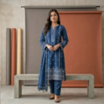 The Artisan Indigo Tunic Set